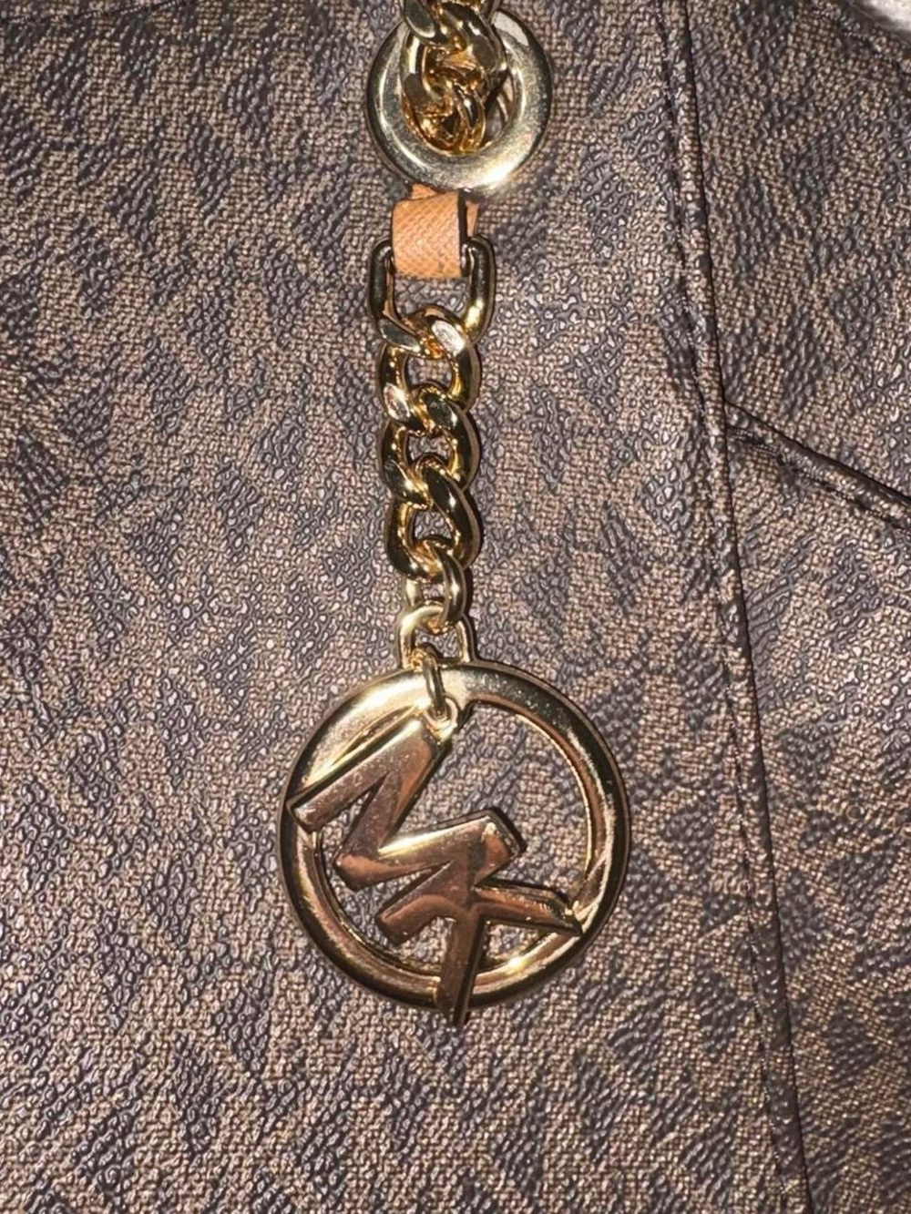 Michael Kors Jet Set Large Signature Logo Shoulder Bag - Picture 4 of 8